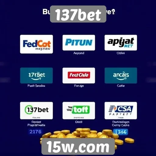 Métodos de pagamento disponíveis no 137bet